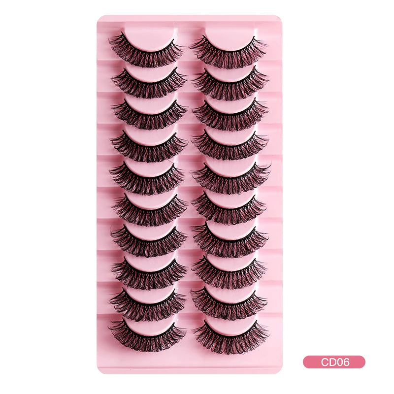 2/10Pairs 3D Mink Lashes russian strip lash Dramatic False Eyelashes Faux Cils Makeup Wholesale Fake Eyelash Extension maquiagem