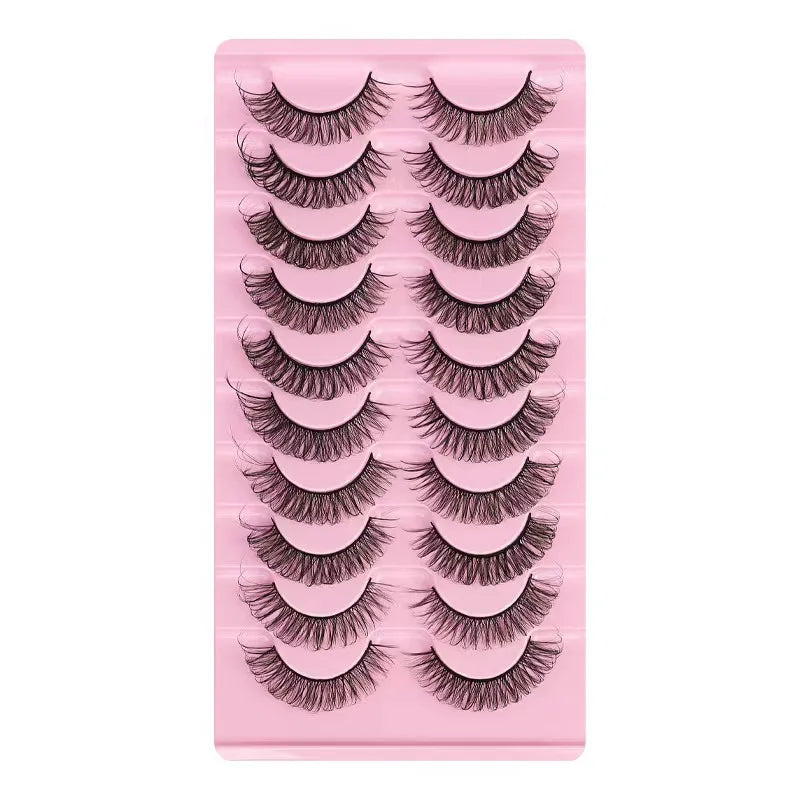 2/10Pairs 3D Mink Lashes russian strip lash Dramatic False Eyelashes Faux Cils Makeup Wholesale Fake Eyelash Extension maquiagem