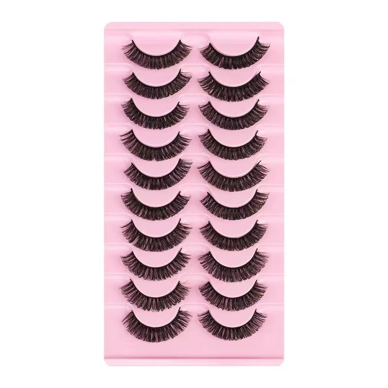 2/10Pairs 3D Mink Lashes russian strip lash Dramatic False Eyelashes Faux Cils Makeup Wholesale Fake Eyelash Extension maquiagem