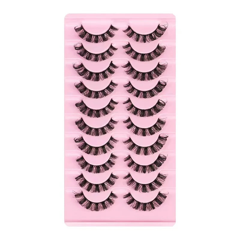 2/10Pairs 3D Mink Lashes russian strip lash Dramatic False Eyelashes Faux Cils Makeup Wholesale Fake Eyelash Extension maquiagem