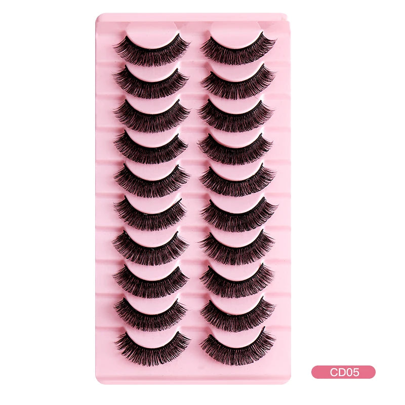 2/10Pairs 3D Mink Lashes russian strip lash Dramatic False Eyelashes Faux Cils Makeup Wholesale Fake Eyelash Extension maquiagem