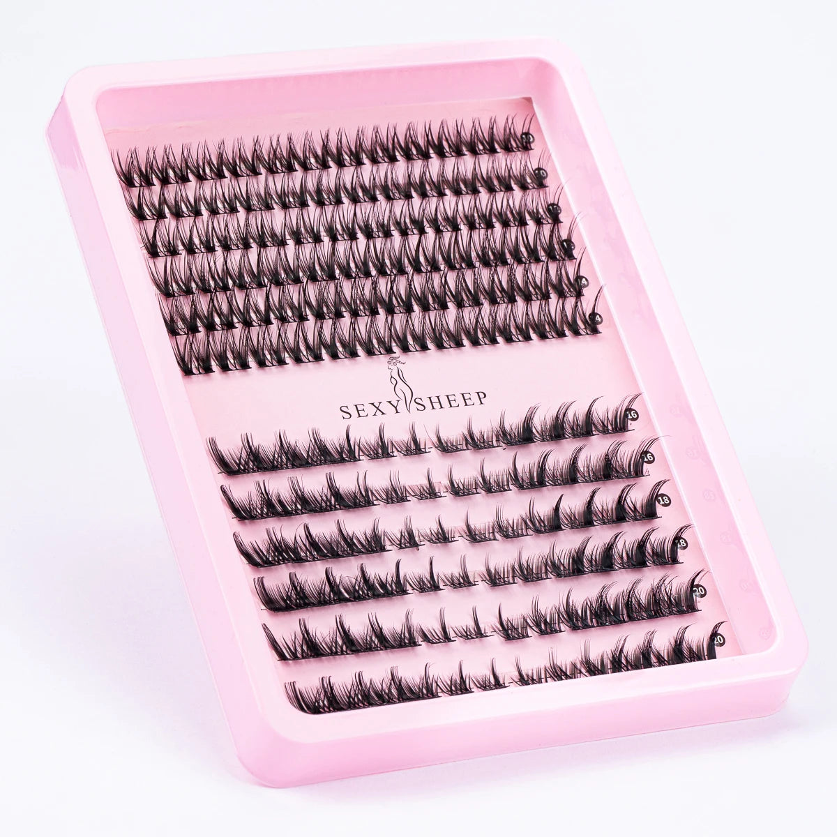 Eyelash Clusters Wispy Eyelash Extensions Natural Volume Lash Extensions DIY Individual Lashes Clusters with Soft Thin Band