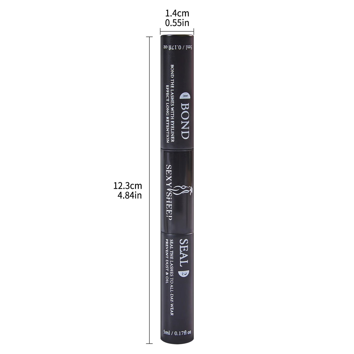 DIY Lash Extension Kit Natural Look Lash Clusters Includes Eyelash Tweezers Bond And Seal Glue For Salon at Home Makeup