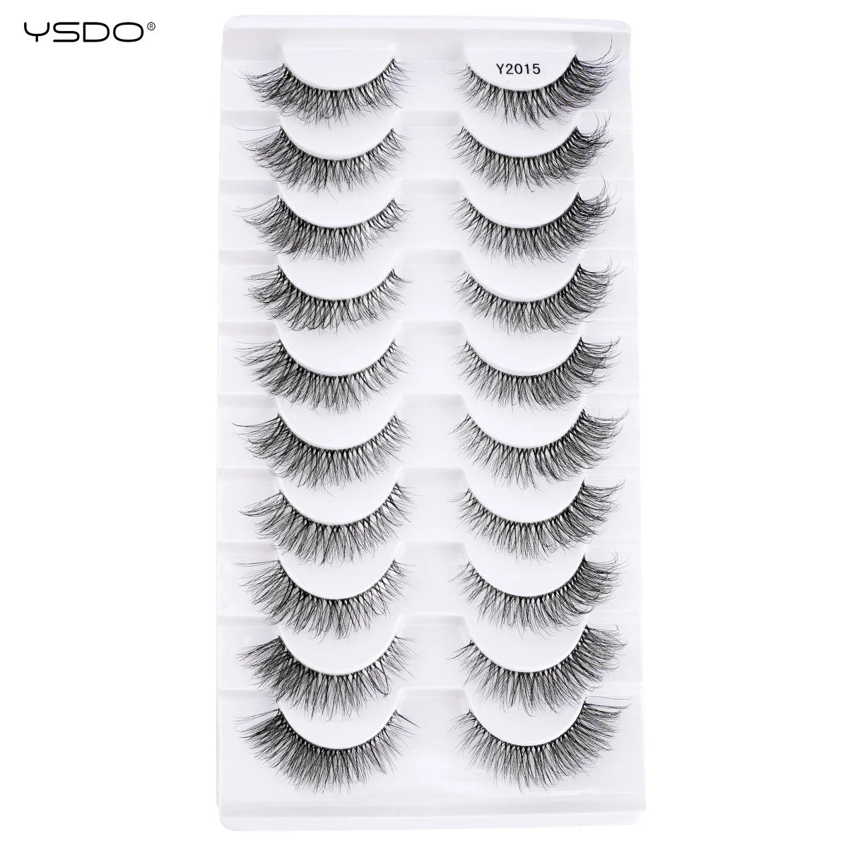 YSDO Manga False Lashes Natural Long Eyelash Extension Flyffy Wispy 3D Mink Full Lashes Natural Makeup faux Cils maquiagem