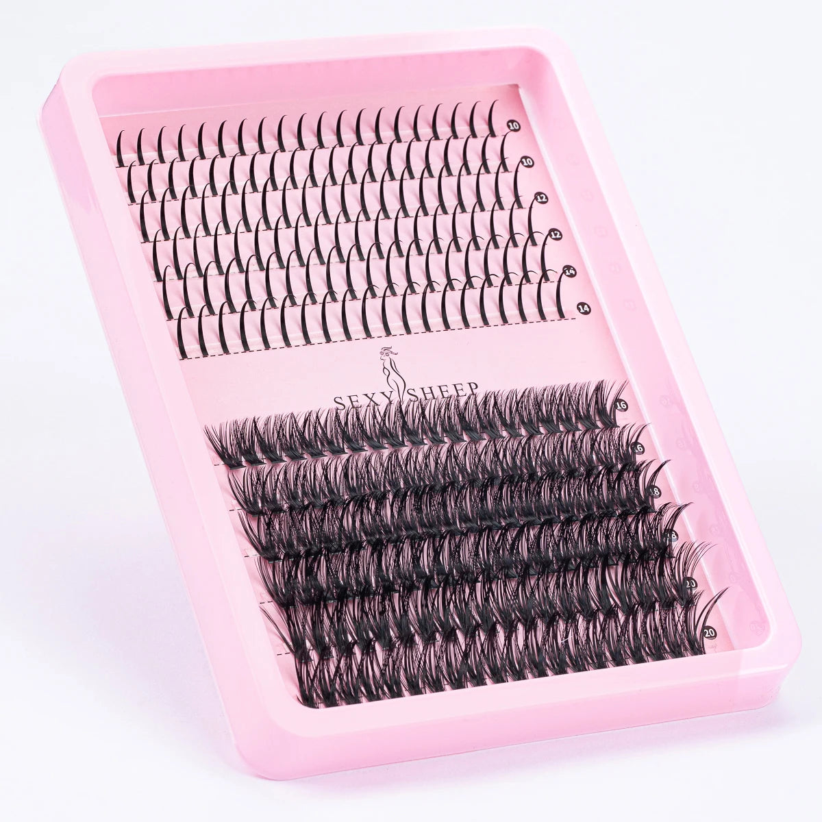 Eyelash Clusters Wispy Eyelash Extensions Natural Volume Lash Extensions DIY Individual Lashes Clusters with Soft Thin Band