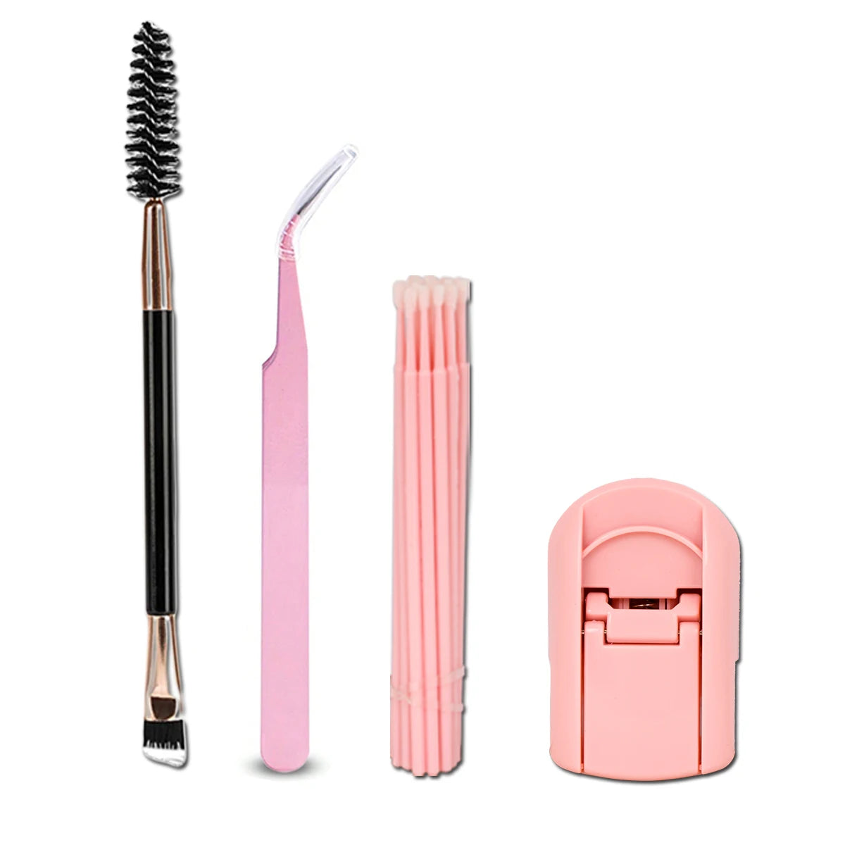 Lash Bond and Seal 10ml Individual Lashes Glue Super Strong Hold and Lash Glue Remover 5ml Eyelash Curler Tweezers Kit
