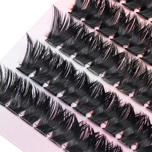 60/200/280 Bundles Eyelash Extension Natural Russian Volume Faux Cils Eyelashes Individual 10-100D Cluster False Lashes Makeups