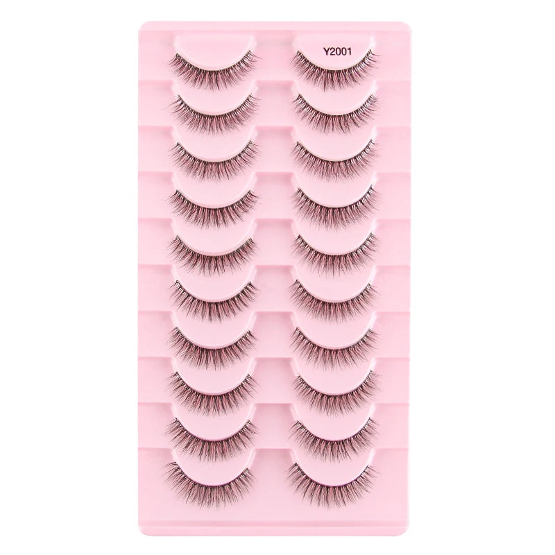 YSDO Manga False Lashes Natural Long Eyelash Extension Flyffy Wispy 3D Mink Full Lashes Natural Makeup faux Cils maquiagem