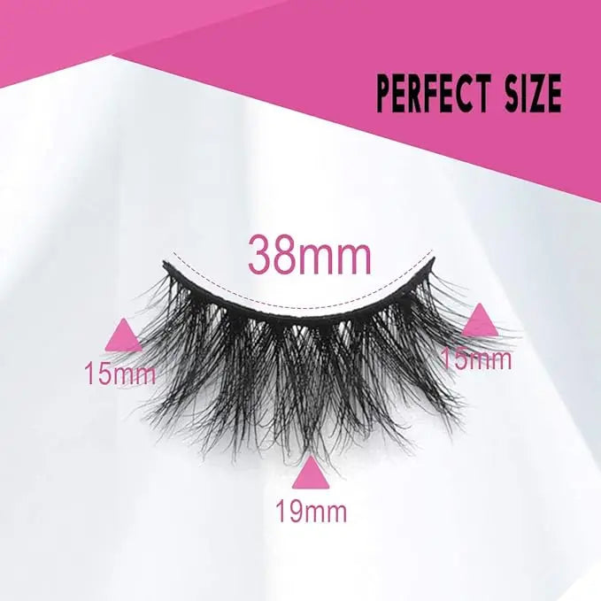 Wholesale 15mm Faux Mink Eyelashes Full Strip Lashes with Wispy Spiky Look Eyelash Extensions Similar Style