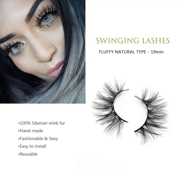 Wholesale 15mm Faux Mink Eyelashes Full Strip Lashes with Wispy Spiky Look Eyelash Extensions Similar Style