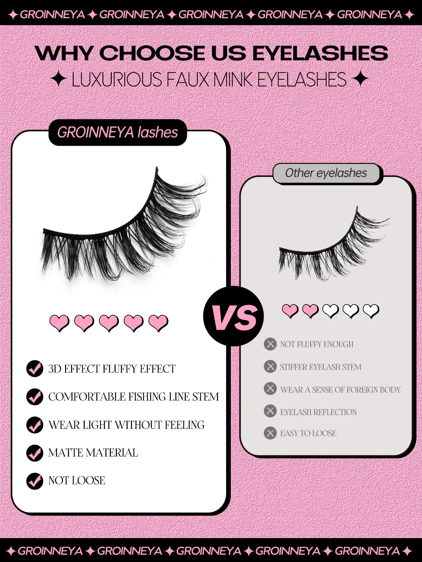 Veltrinay Manga Lashes Fake Lashes 3d Faux Mink Eyelashes Cat Eye Eyelashes Natural Soft False Eyelashes Extension Makeup